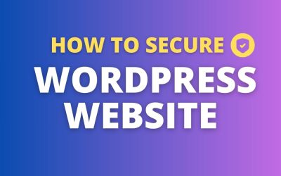 WordPress Website, Secure WordPress Website